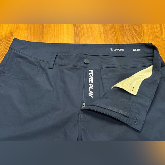 G/Fore Golf Pants Mens 36x32 Twilight Blue Core 5 Pocket Stretch Classic Fit - Picture 3 of 9